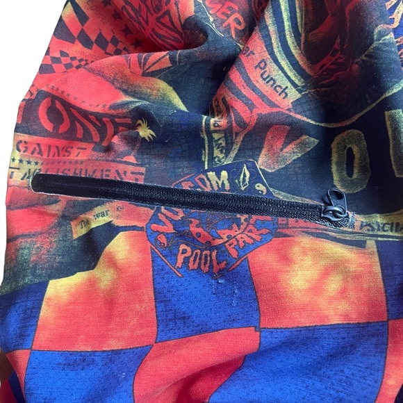 Volcom Orange an Blue Extreme Breathable Skater Shorts - Picture 2 of 11